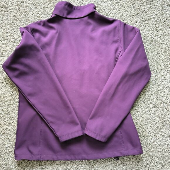 Womens Columbia Kruser Ridge Soft shell Jacket XL Purple Full Zip - Picture 5 of 6